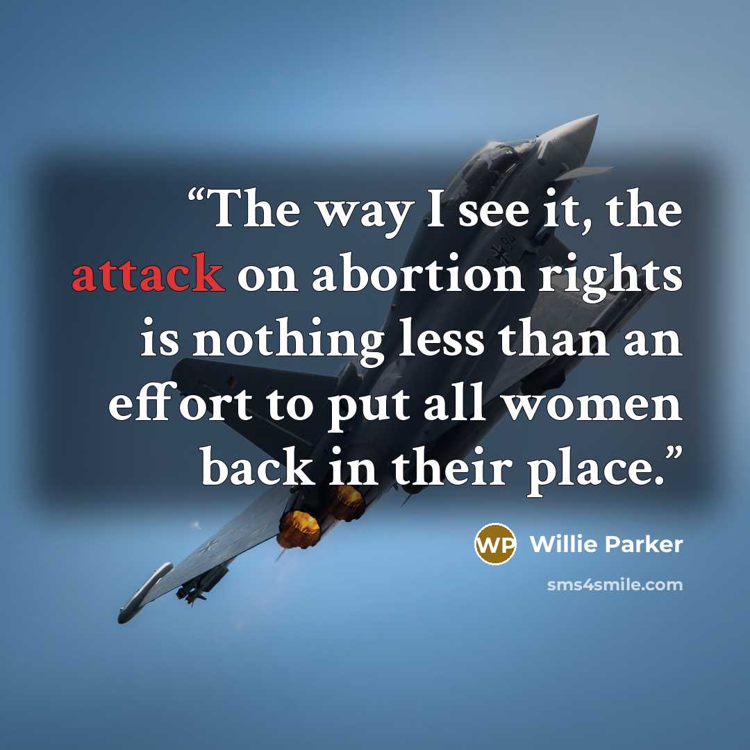 “The way I see it, the attack on abortion rights is nothing less than an effort to put all women back in their place.” quote by Willie Parker
