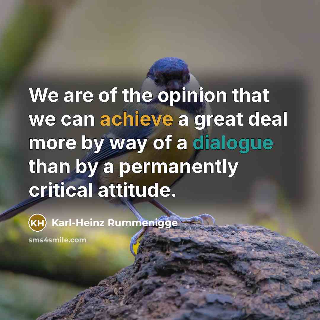 “We are of the opinion that we can achieve a…” quote by Karl-Heinz Rummenigge