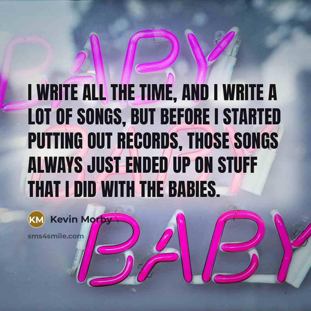 “I write all the time, and I write a lot…” quote by Kevin Morby