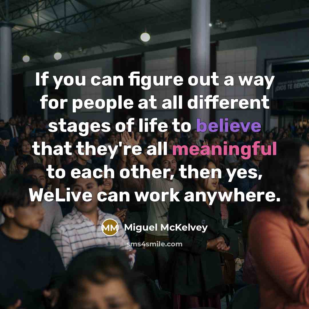 “If you can figure out a way for people at…” quote by Miguel McKelvey