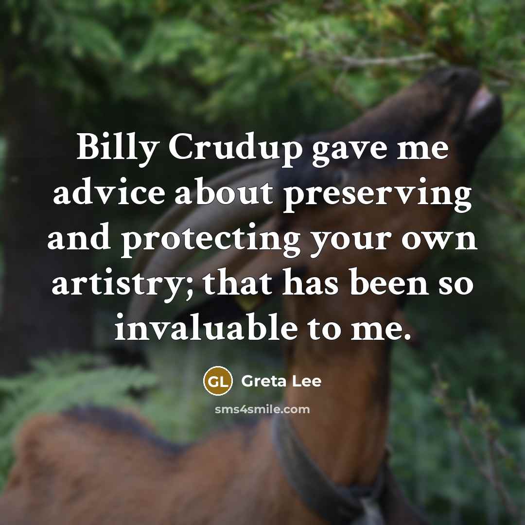 “Billy Crudup gave me advice about preserving and protecting your…” quote by Greta Lee