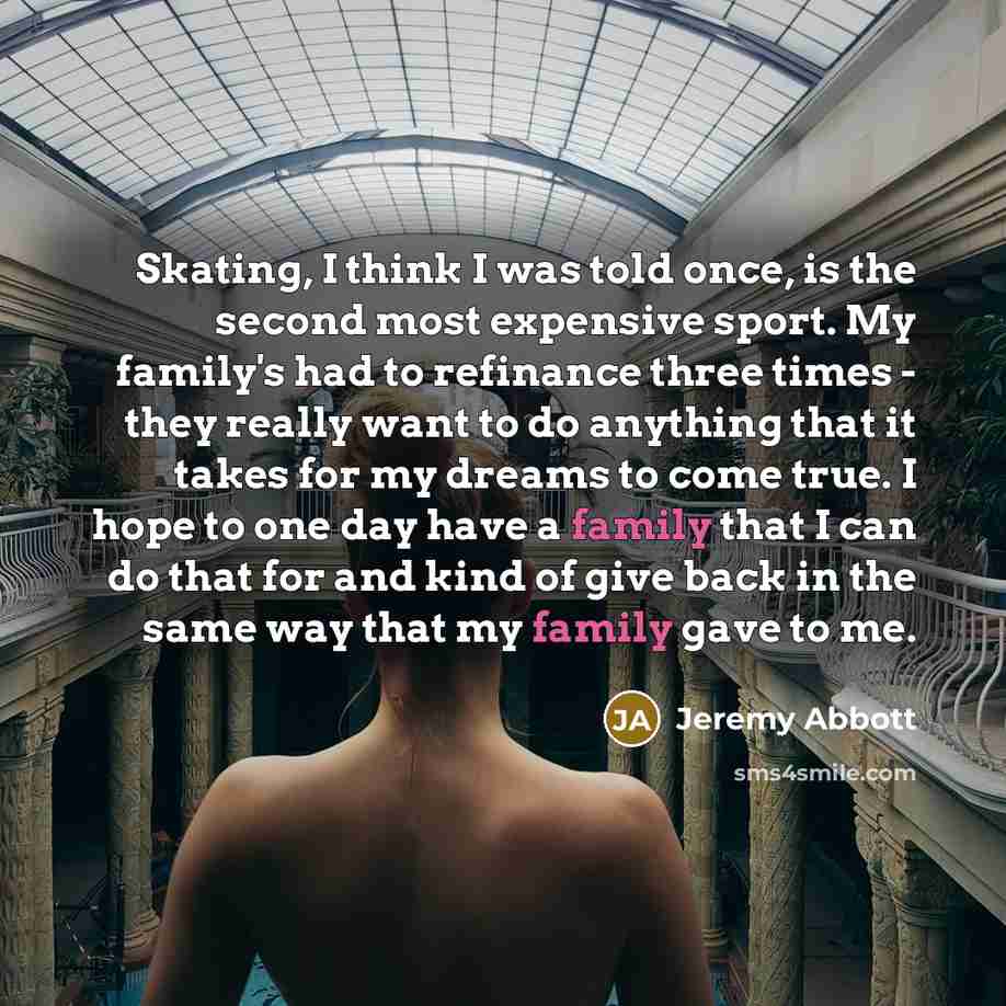 “Skating, I think I was told once, is the second…” quote by Jeremy Abbott