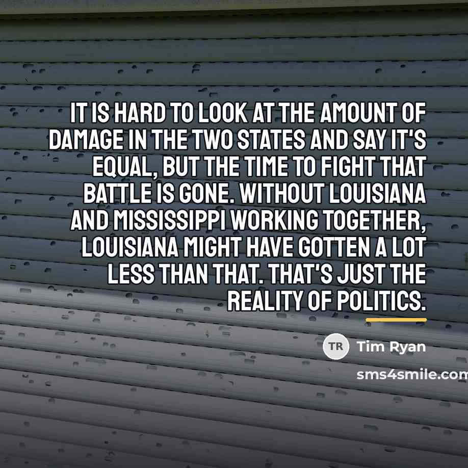 “It is hard to look at the amount of damage…” quote by Tim Ryan