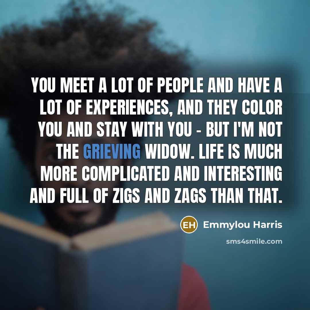 “You meet a lot of people and have a lot…” quote by Emmylou Harris
