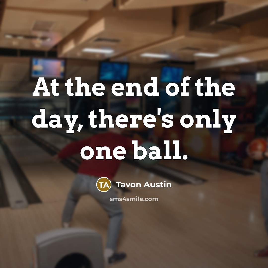 “At the end of the day, there's only one ball.…” quote by Tavon Austin