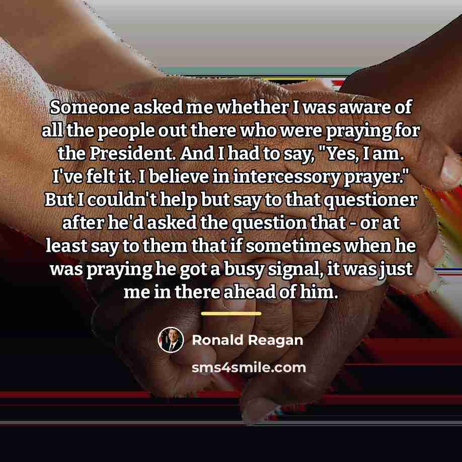 “Someone asked me whether I was aware of all the…” quote by Ronald Reagan