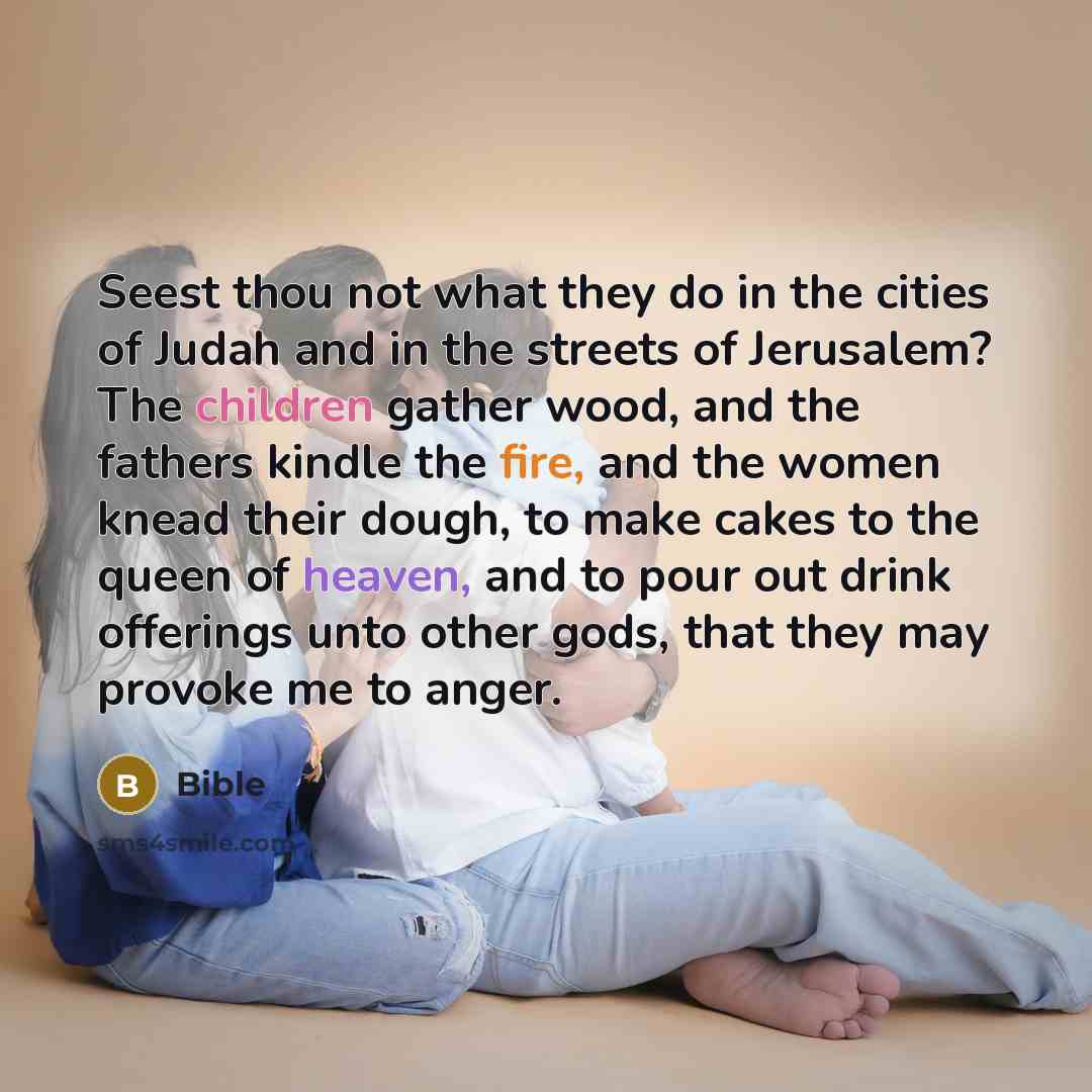 “Seest thou not what they do in the cities of…” quote by Bible