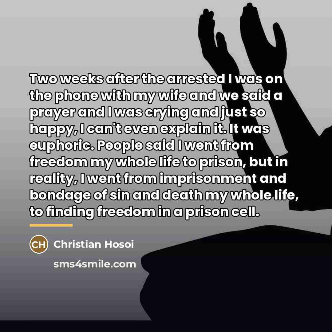 “Two weeks after the arrested I was on the phone…” quote by Christian Hosoi