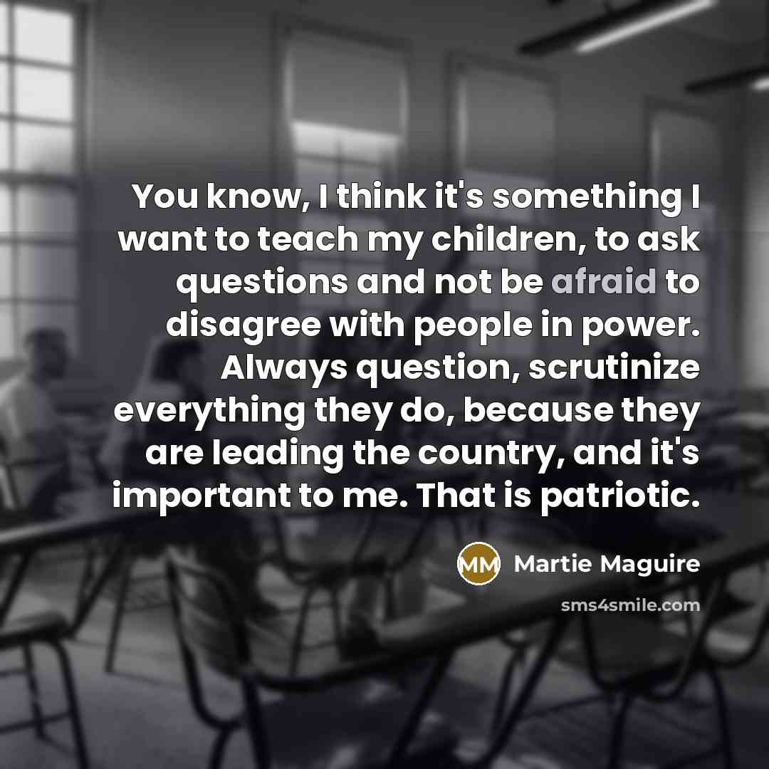 “You know, I think it's something I want to teach…” quote by Martie Maguire