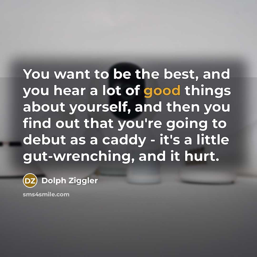 “You want to be the best, and you hear a…” quote by Dolph Ziggler