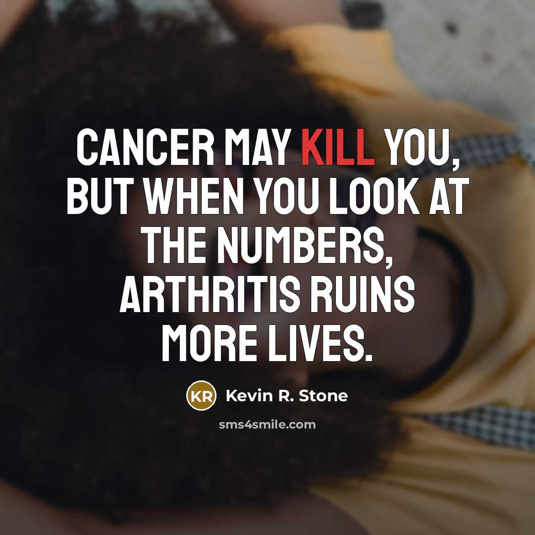 “Cancer may kill you, but when you look at the…” quote by Kevin R. Stone