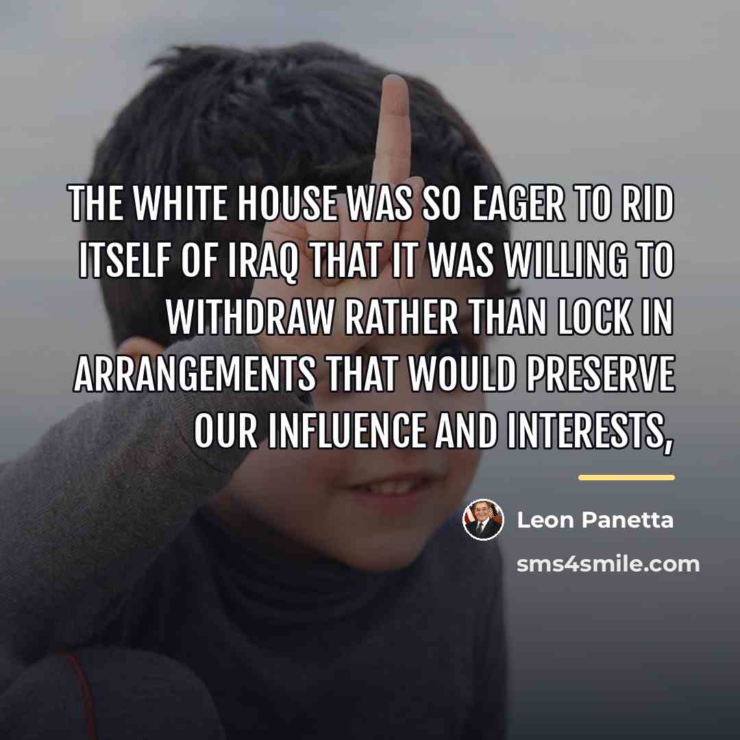 “The White House was so eager to rid itself of…” quote by Leon Panetta
