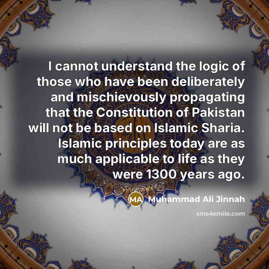 “I cannot understand the logic of those who have been…” quote by Muhammad Ali Jinnah