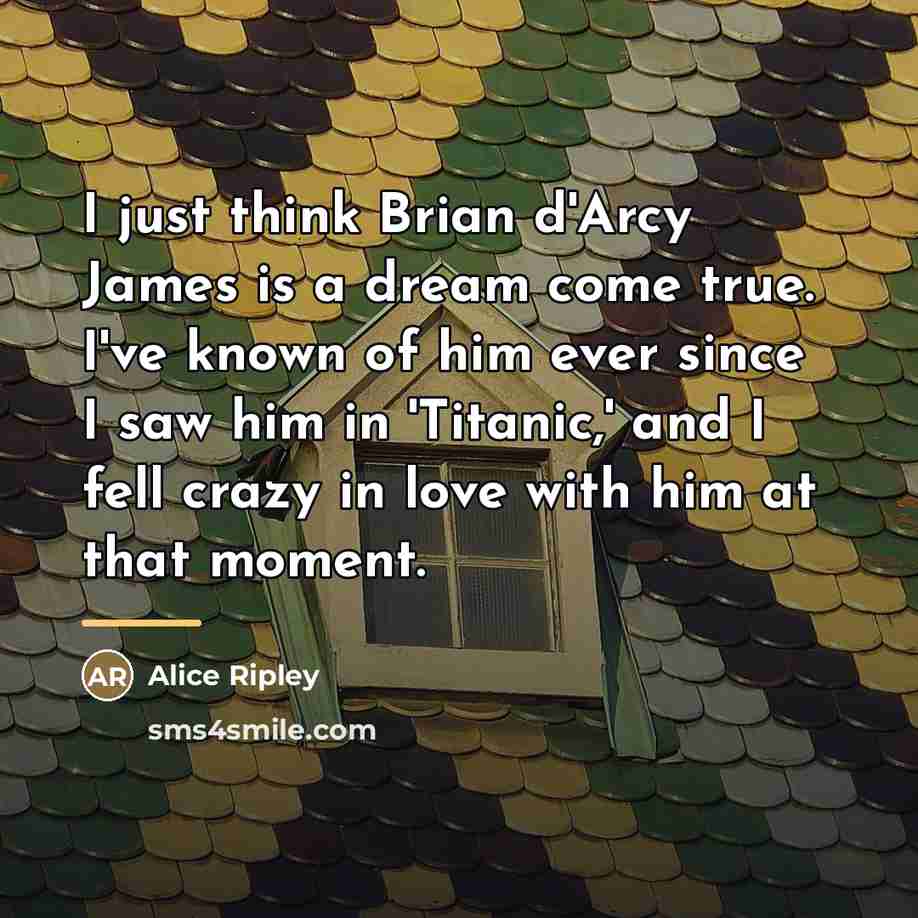 “I just think Brian d'Arcy James is a dream come…” quote by Alice Ripley