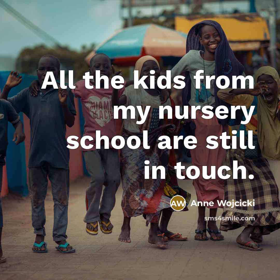 “All the kids from my nursery school are still in…” quote by Anne Wojcicki