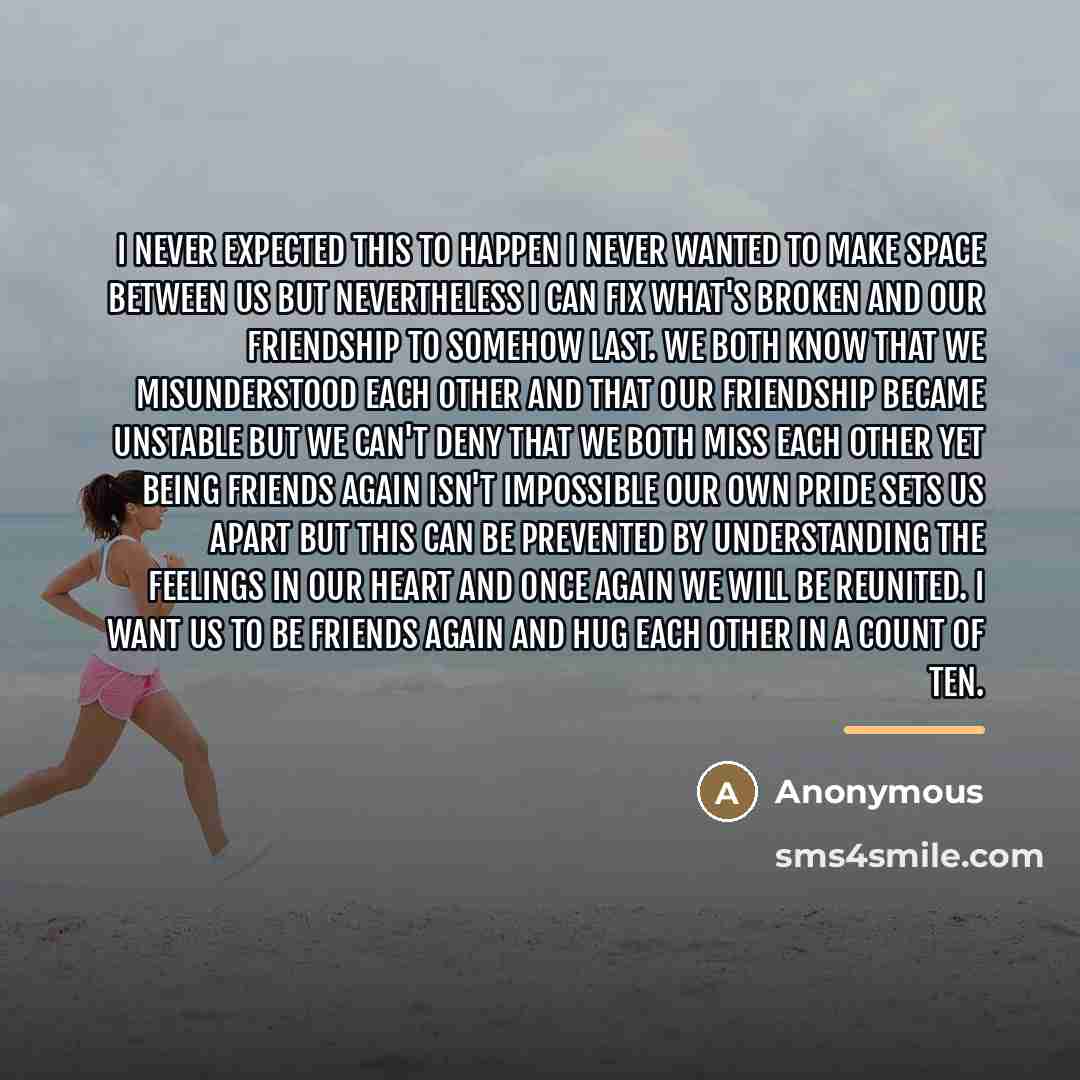 “I never expected this to happen I never wanted to…” quote by Anonymous