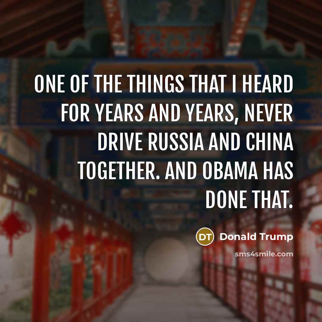 “One of the things that I heard for years and…” quote by Donald Trump