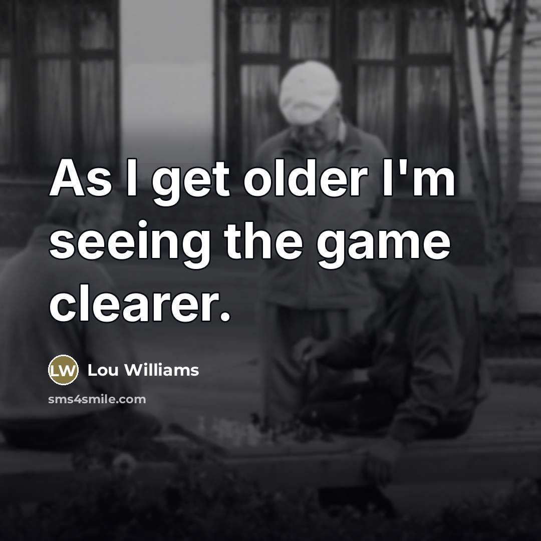 “As I get older I'm seeing the game clearer.…” quote by Lou Williams