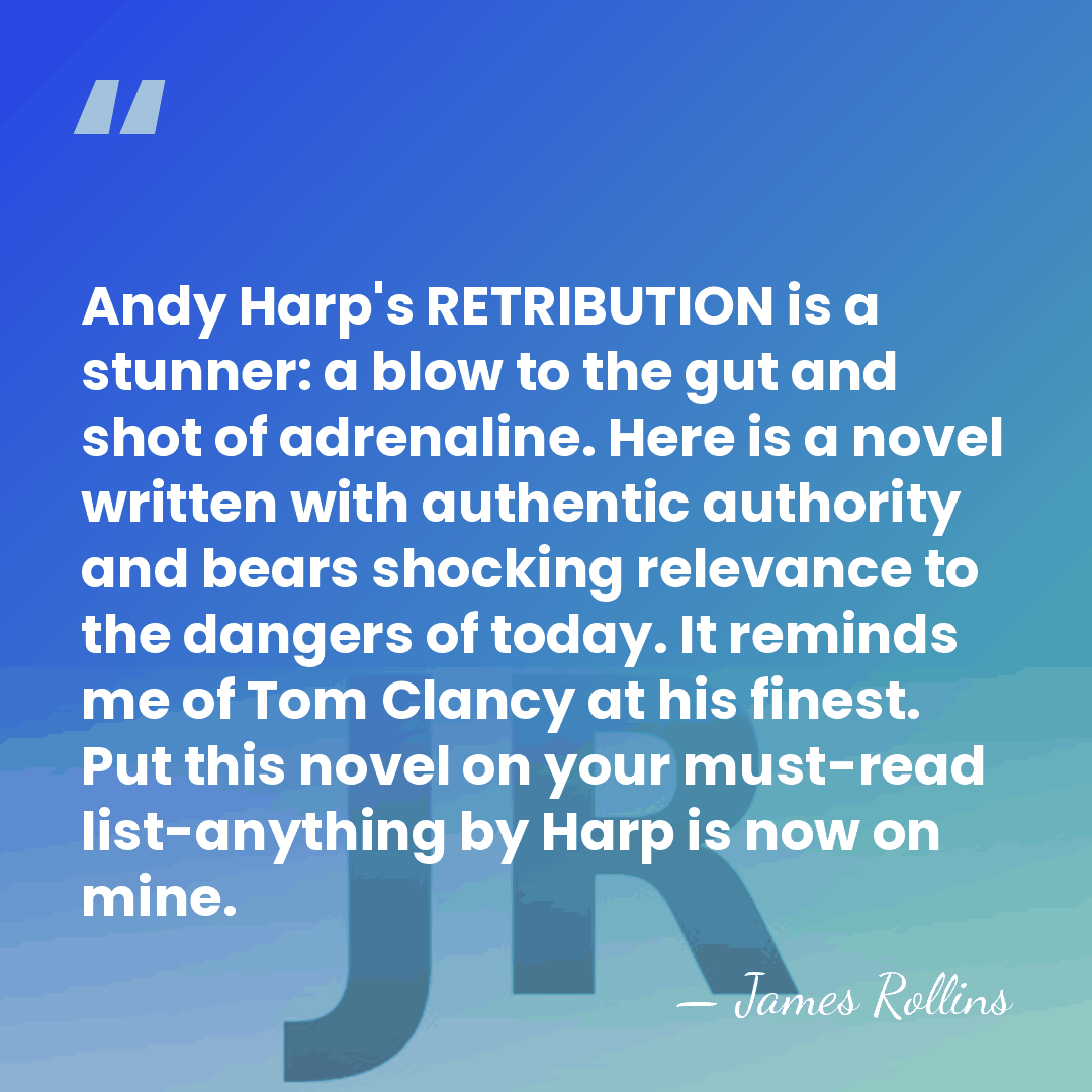 Andy Harp's RETRIBUTION is a stunner:  a blow to the gut and shot of&hellip; - James Rollins