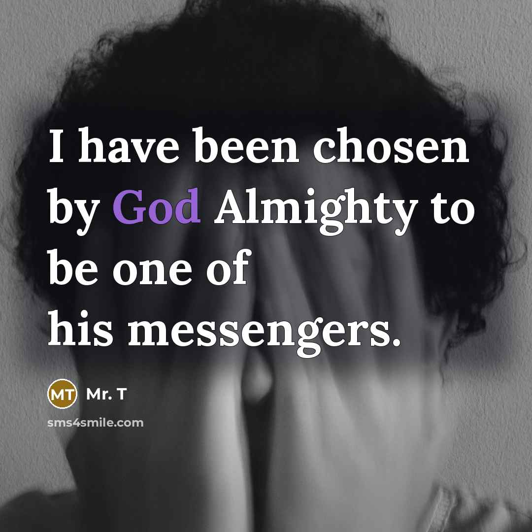 “I have been chosen by God Almighty to be one…” quote by Mr. T
