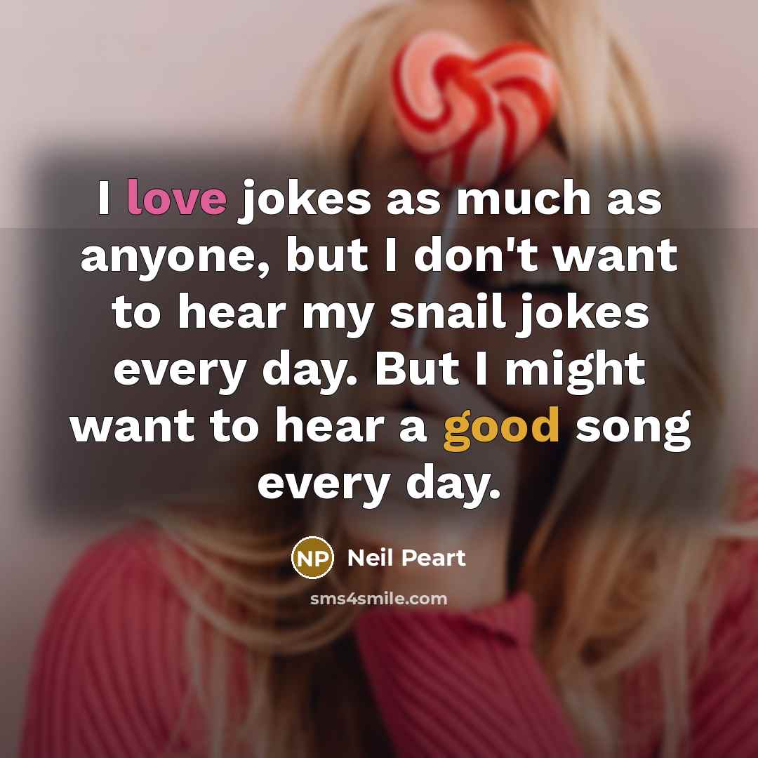 “I love jokes as much as anyone, but I don't…” quote by Neil Peart