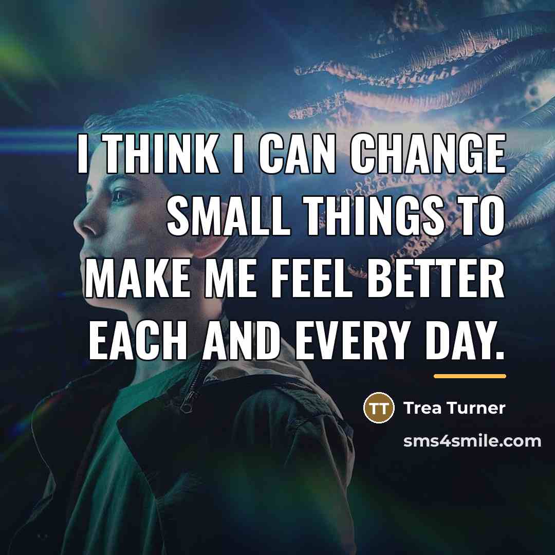 “I think I can change small things to make me…” quote by Trea Turner