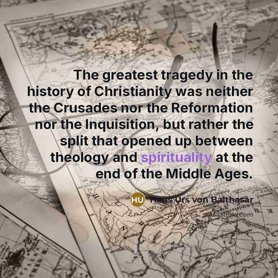 “The greatest tragedy in the history of Christianity was neither…” quote by Hans Urs von Balthasar