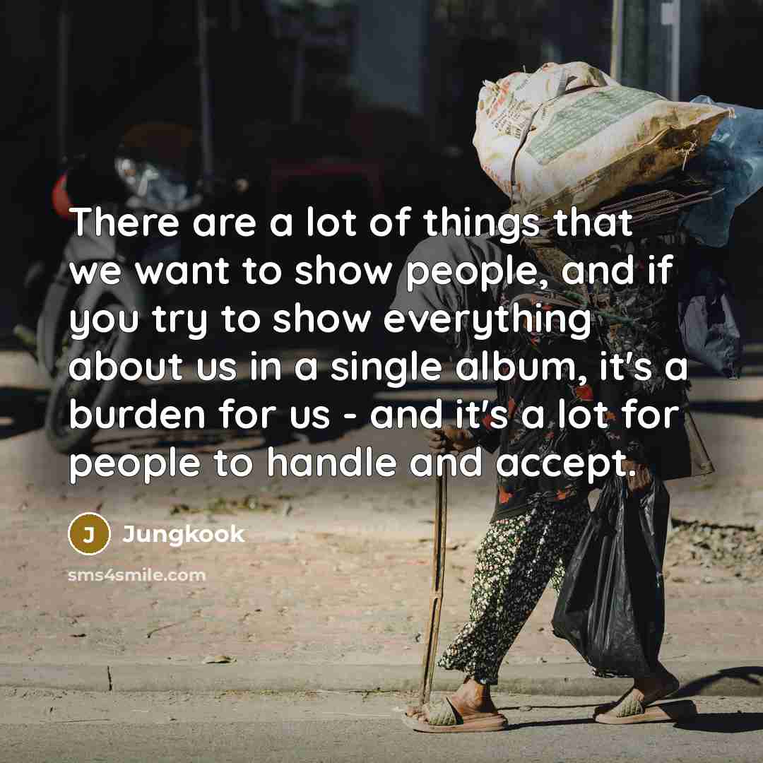 “There are a lot of things that we want to…” quote by Jungkook