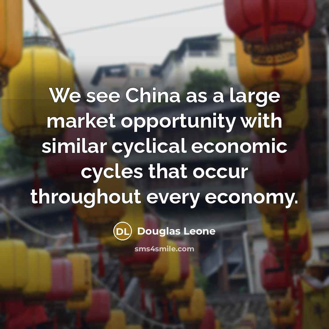 “We see China as a large market opportunity with similar…” quote by Douglas Leone