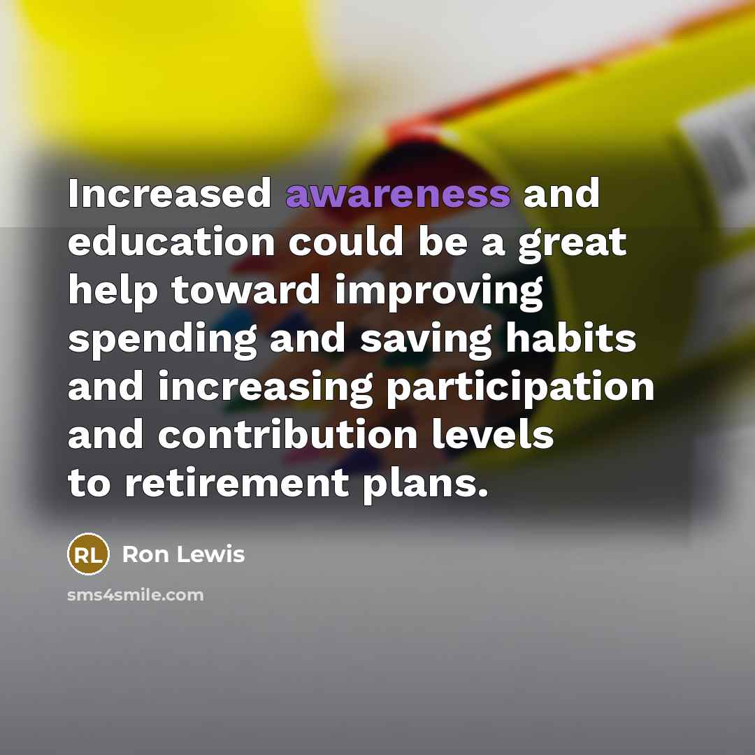 “Increased awareness and education could be a great help toward…” quote by Ron Lewis