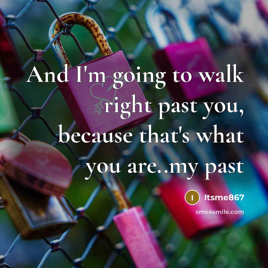 “And I'm going to walk right past you, because that's…” quote by Itsme867