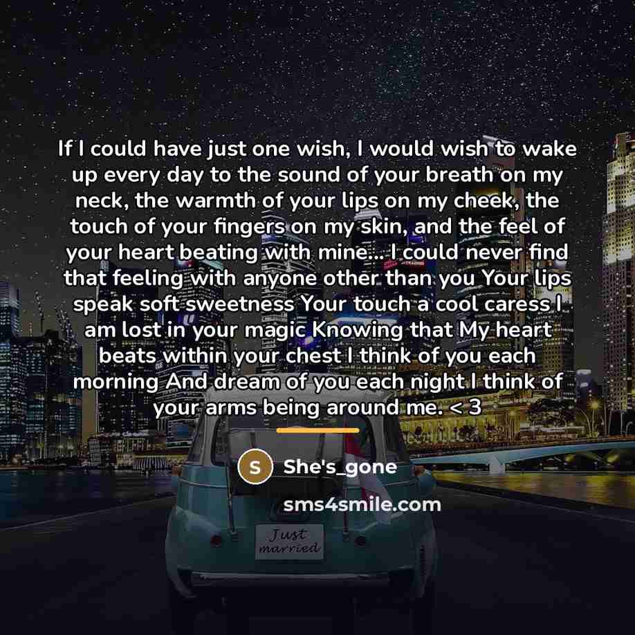 “If I could have just one wish, I would wish…” quote by she's_gone