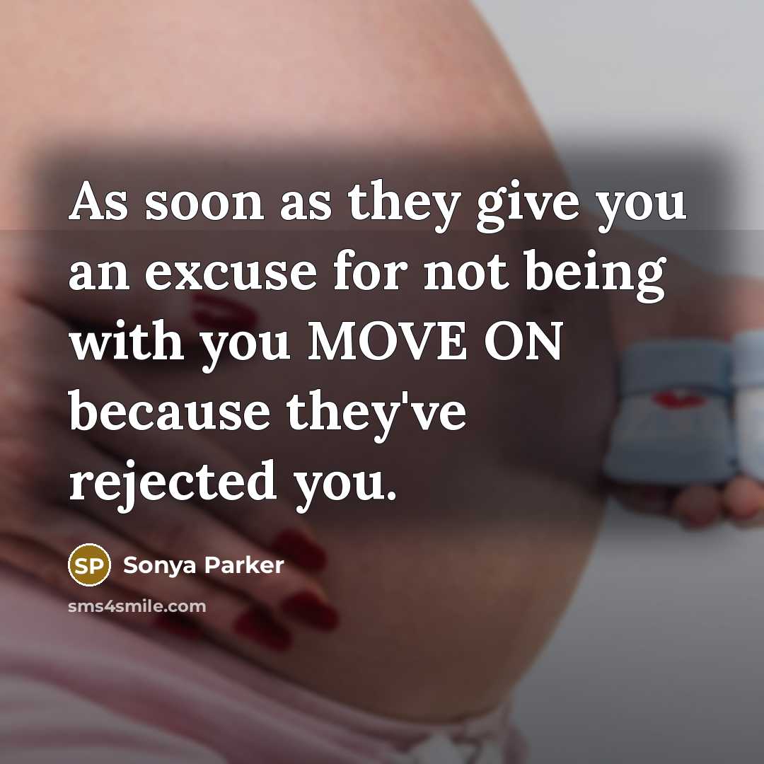 “As soon as they give you an excuse for not…” quote by Sonya Parker