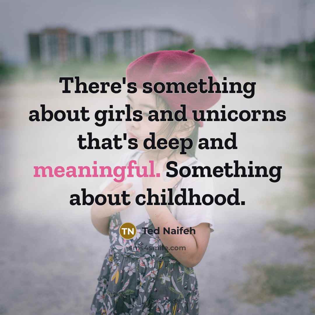 “There's something about girls and unicorns that's deep and meaningful.…” quote by Ted Naifeh