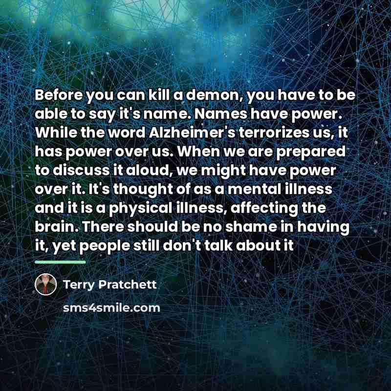 “Before you can kill a demon, you have to be…” quote by Terry Pratchett