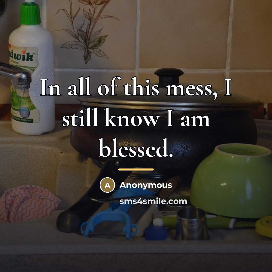 “In all of this mess, I still know I am…” quote by Anonymous