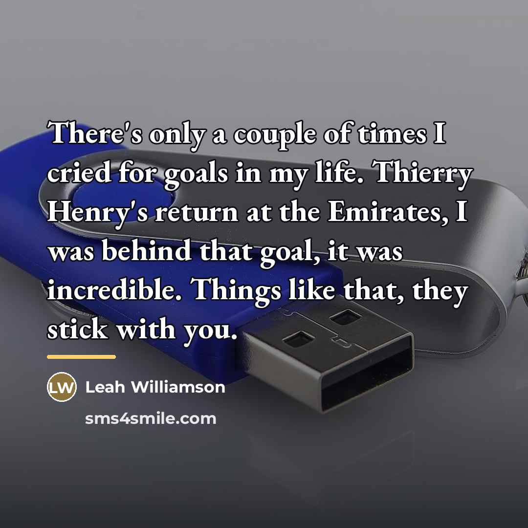 “There's only a couple of times I cried for goals…” quote by Leah Williamson
