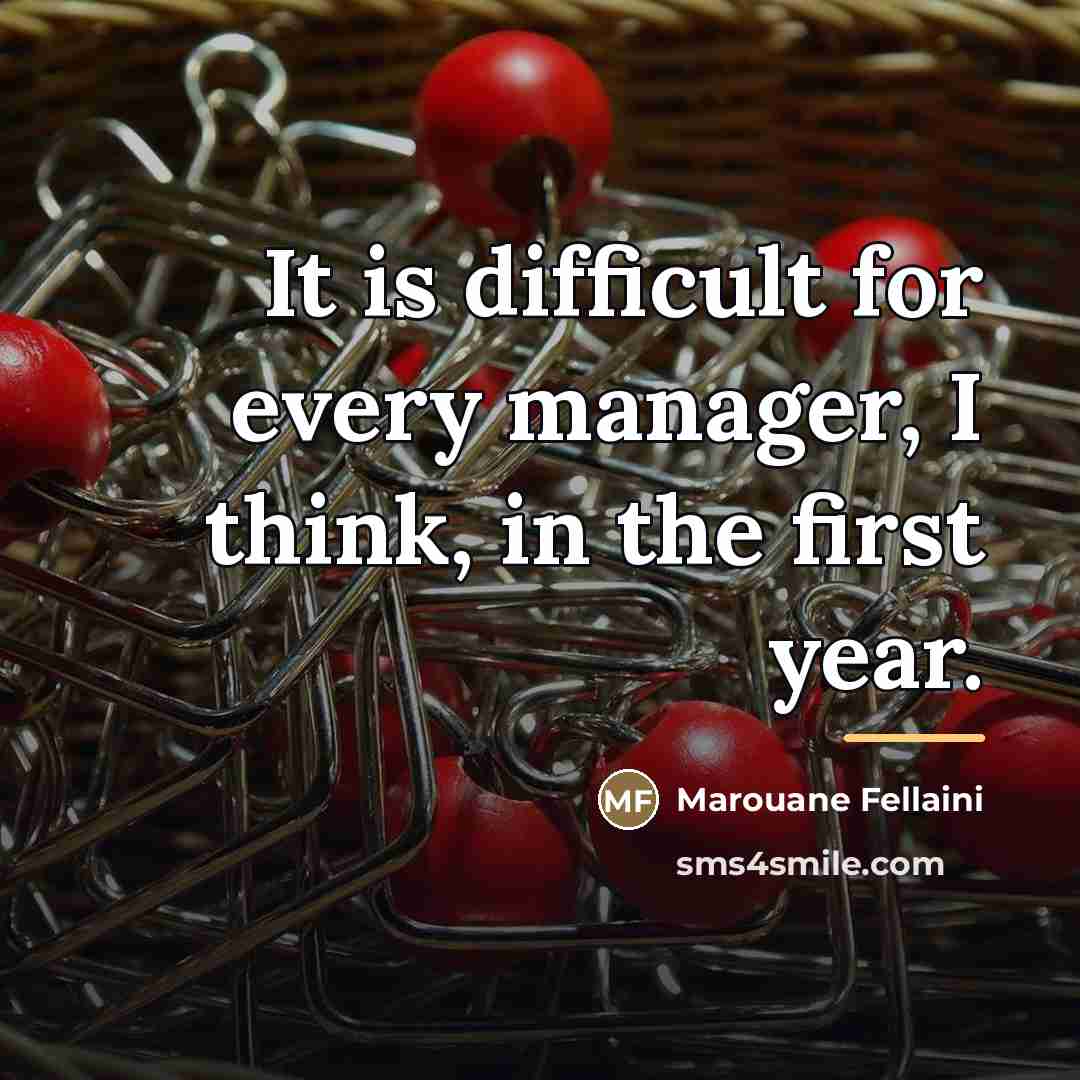 “It is difficult for every manager, I think, in the…” quote by Marouane Fellaini