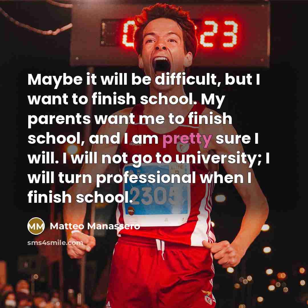 “Maybe it will be difficult, but I want to finish…” quote by Matteo Manassero