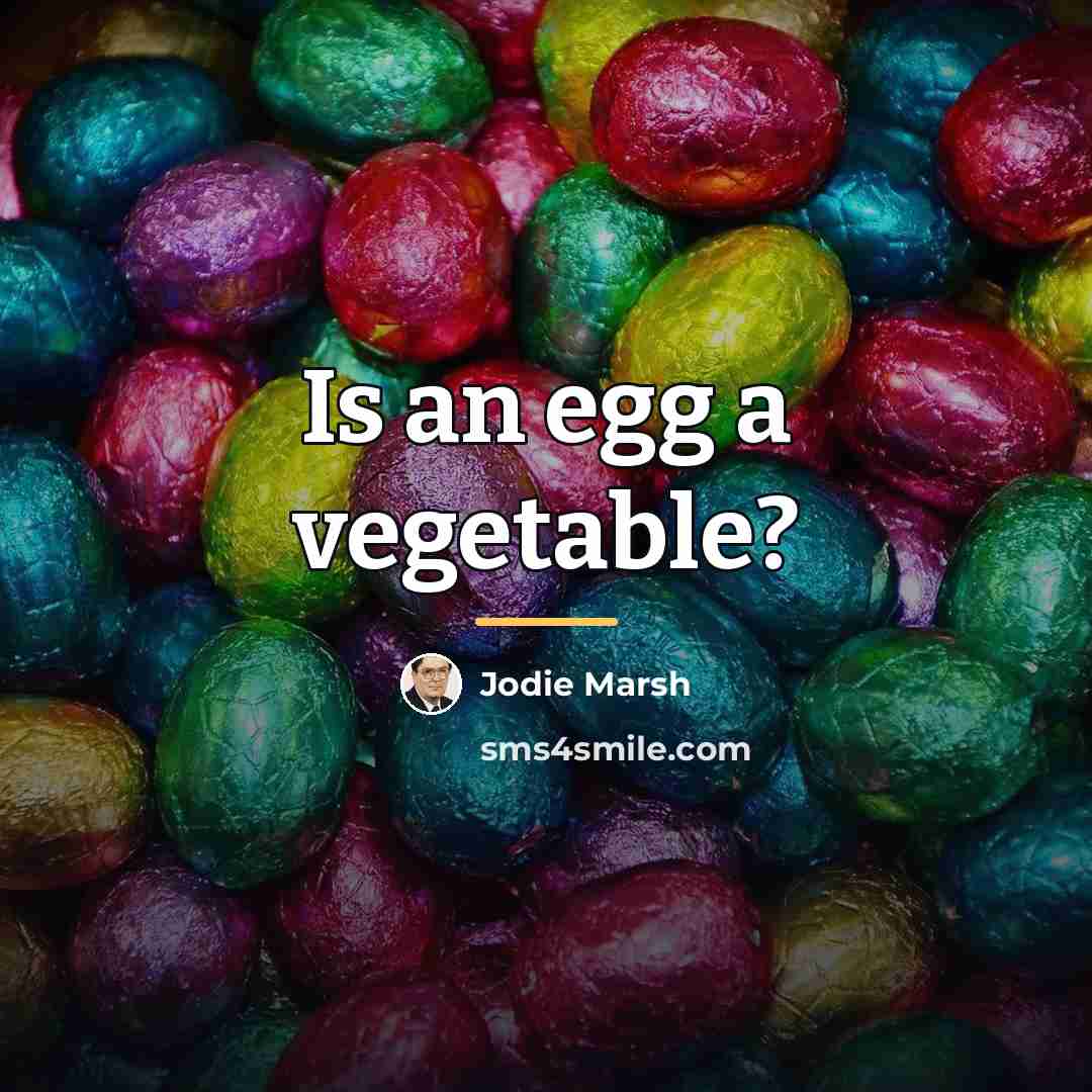 “Is an egg a vegetable?…” quote by Jodie Marsh