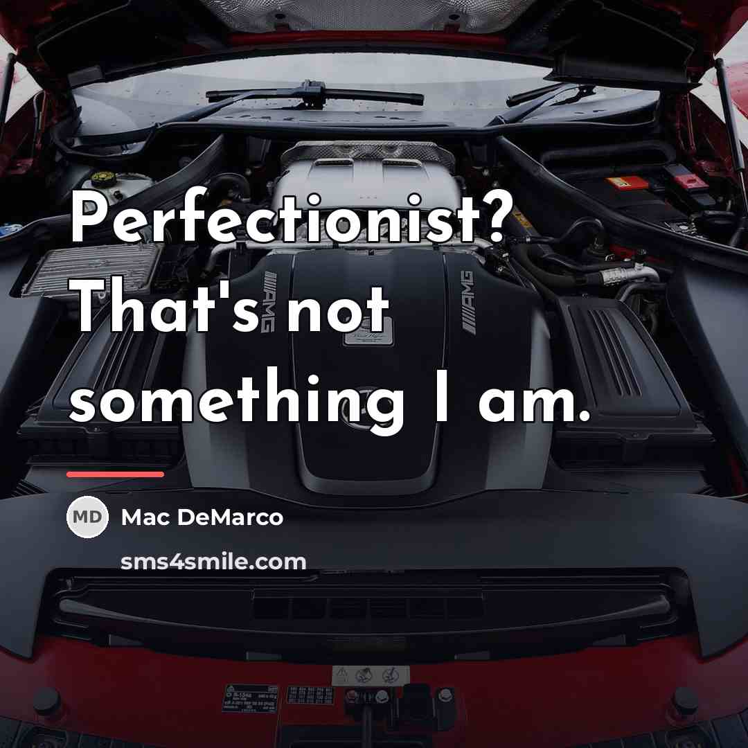 “Perfectionist? That's not something I am.…” quote by Mac DeMarco
