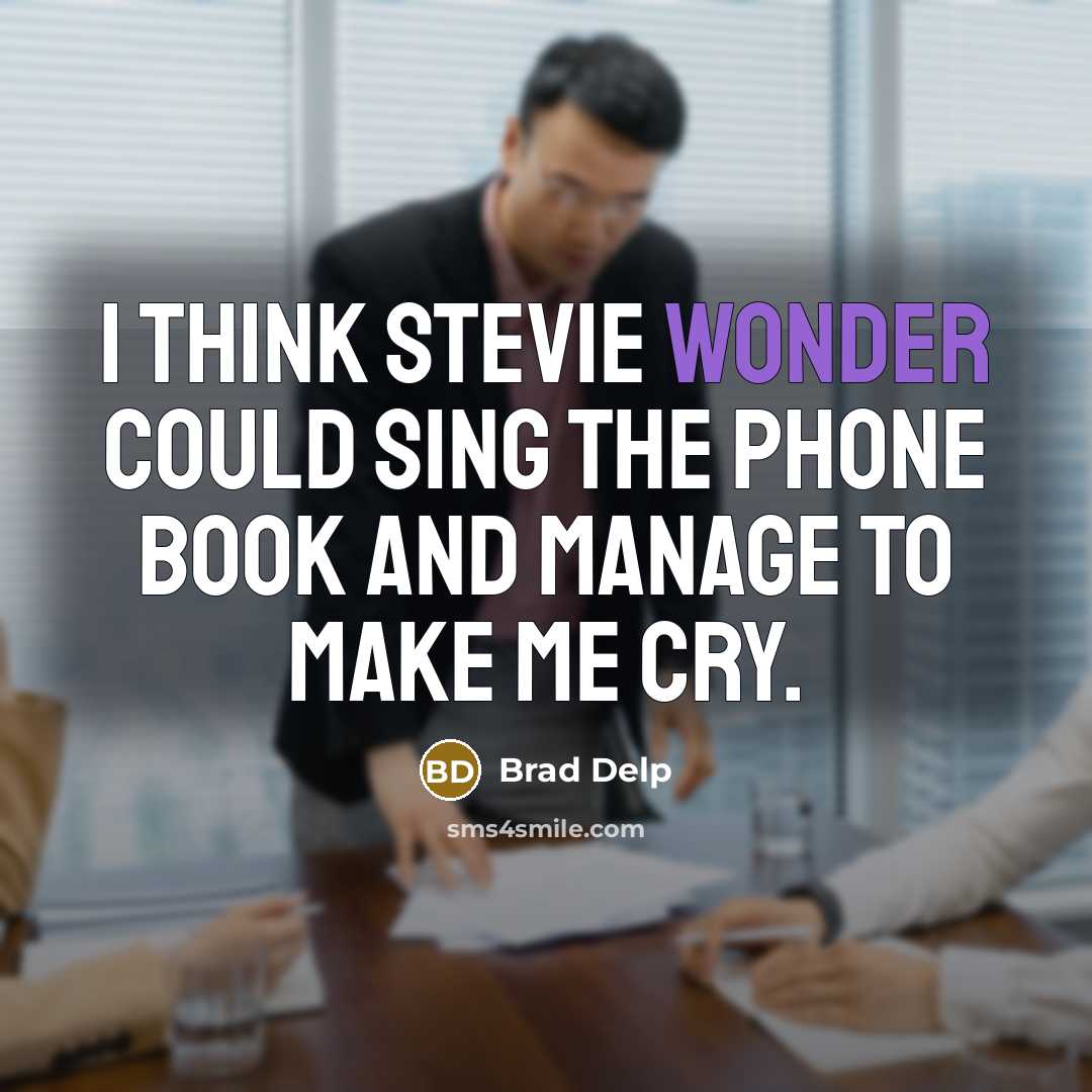 “I think Stevie Wonder could sing the phone book and…” quote by Brad Delp