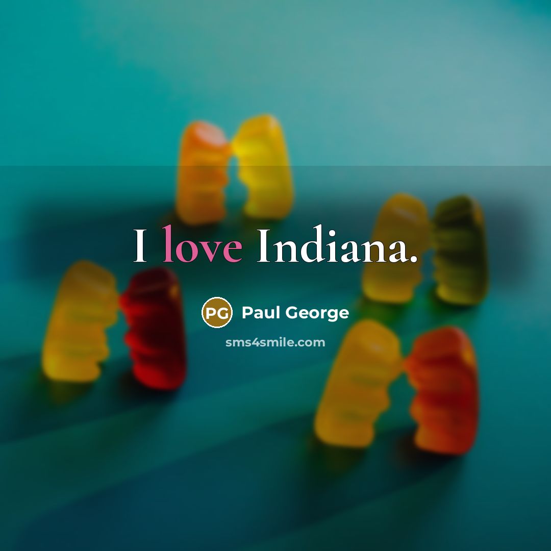 “I love Indiana.…” quote by Paul George
