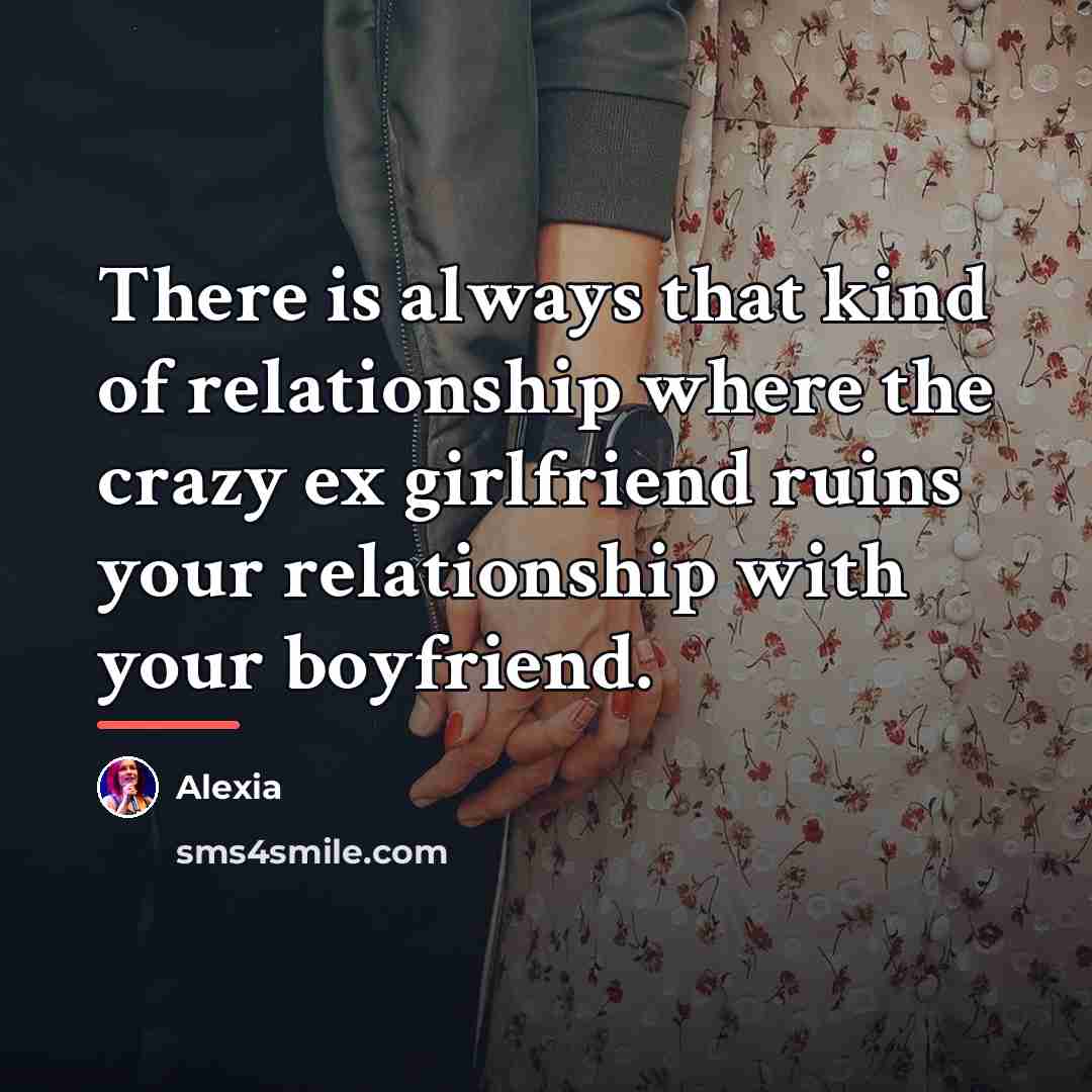 “There is always that kind of relationship where the crazy…” quote by Alexia