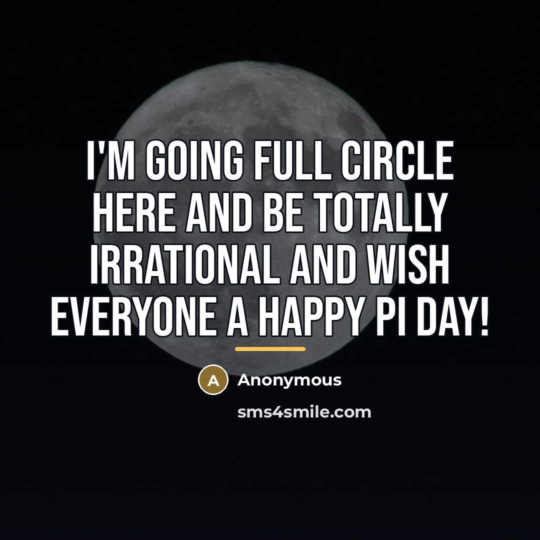 “I'm going full circle here and be totally irrational and…” quote by Anonymous