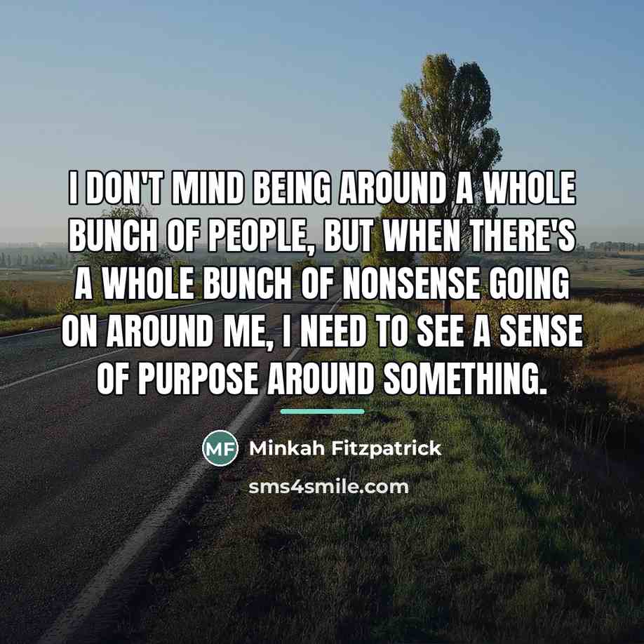 “I don't mind being around a whole bunch of people,…” quote by Minkah Fitzpatrick