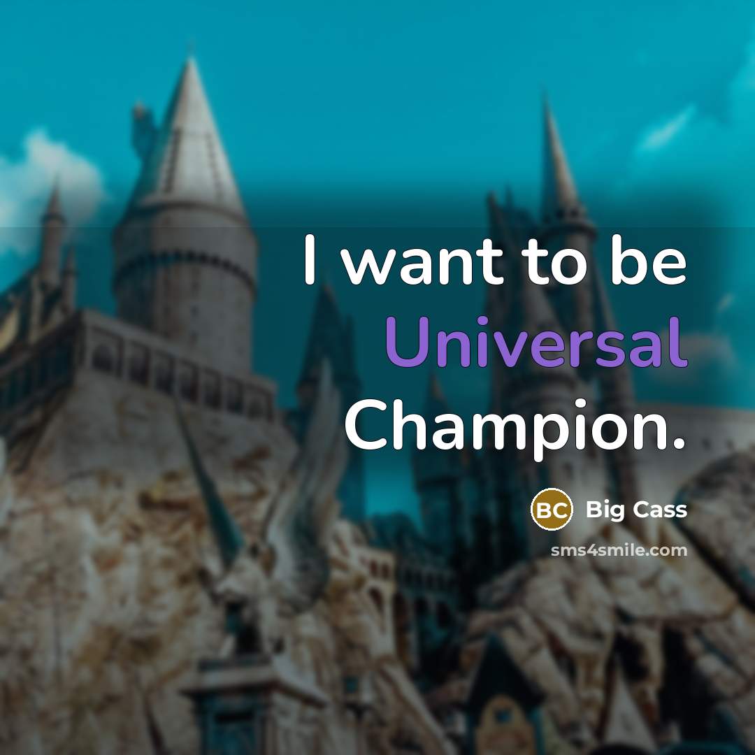 “I want to be Universal Champion.…” quote by Big Cass