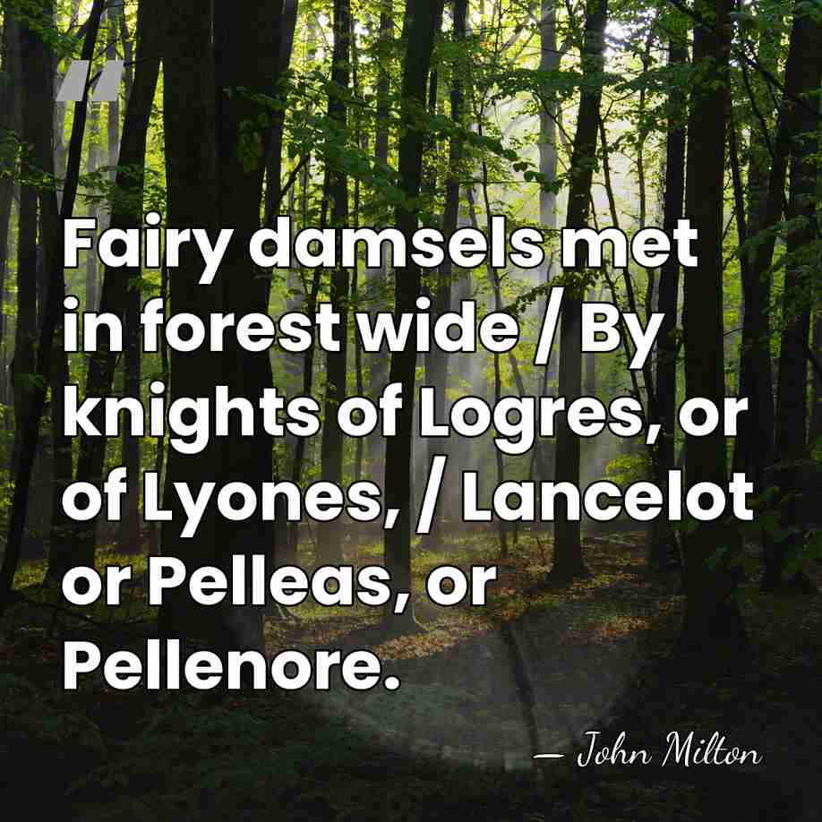 Fairy damsels met in forest wide / By knights of Logres, or&hellip; - John Milton