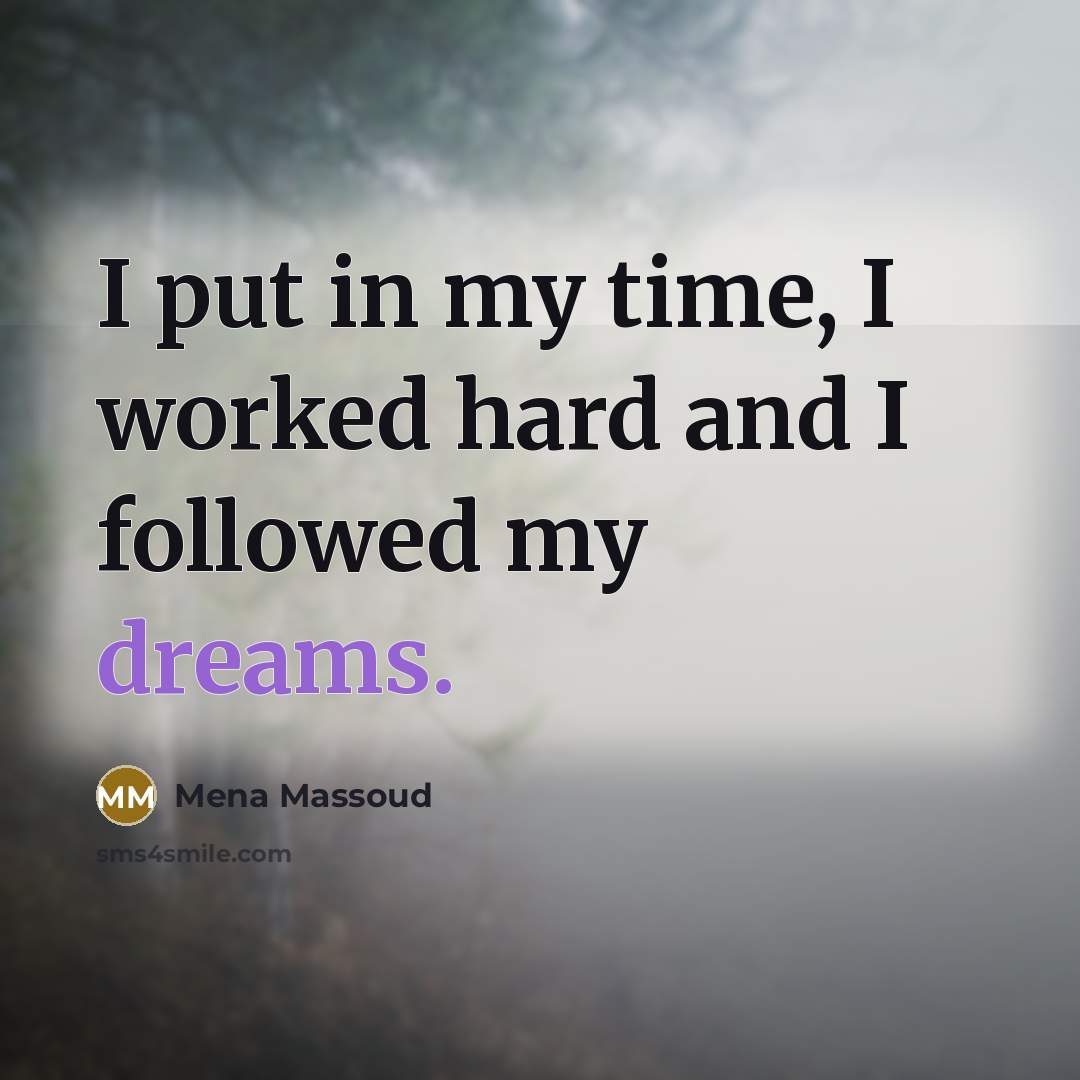 “I put in my time, I worked hard and I…” quote by Mena Massoud