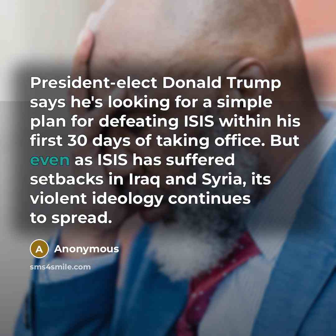 “President-elect Donald Trump says he's looking for a simple plan…” quote by Anonymous